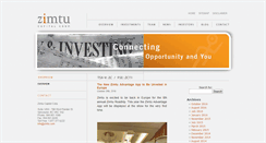 Desktop Screenshot of blog.zimtu.com