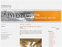 Tablet Screenshot of blog.zimtu.com